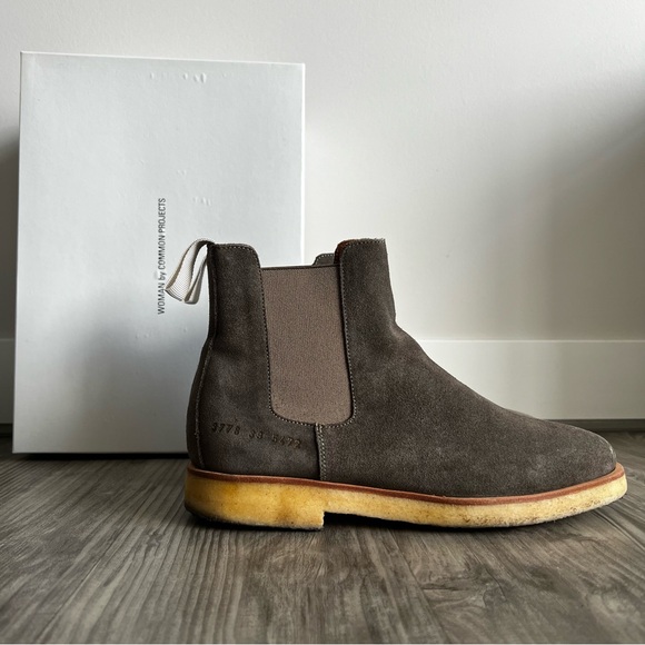 Woman by COMMON PROJECTS Suede Chelsea Boot - Picture 12 of 15